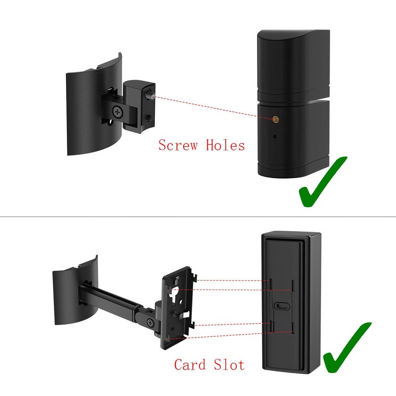 Dinghosen Wall Mount Ceiling Bracket For UB-20 II Compatible with All Bose CineMate Lifestyle ST535 ST525 ST520 535III 525III CM520 SoundTouch JC-II AM6-V AM10-V AM10IV Virtually Invisible 300 Lifestyle 600 - Image 2
